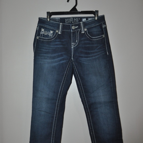 Miss Me Jeans Sz 26 Stretch Easy Capri - Picture 5 of 5
